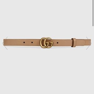 Brand New! GG Marmont mini belt in TAN
